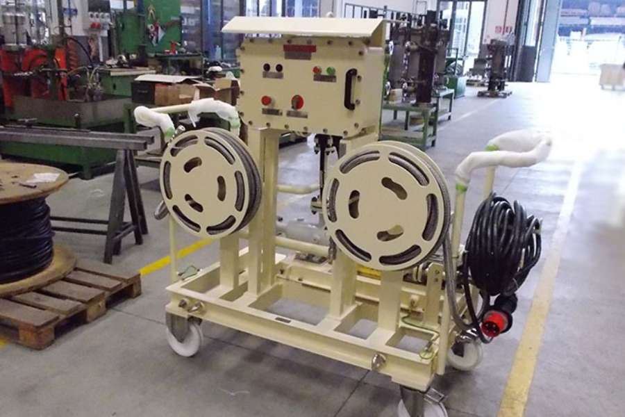 Filling/Flushing/Pumping trolley skid